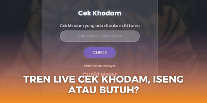 Foto: Cek Khodam Online (Foto: tangakapan layar)